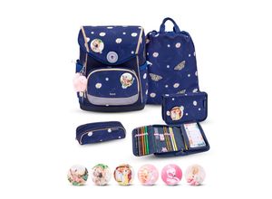 8605036846985 - Rucksack Compact Plus Premium Schulranzen Set 5-t Daisy Federtasche