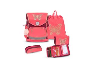 8605036847340 - Rucksack Compact Plus Premium Schulranzen Set 4-t Coral Federtasche