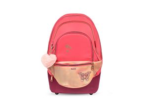 8605036847371 - Rucksack 2-IN-1 Schultasche & Gürteltasche 2-teilig Ranzen Coral