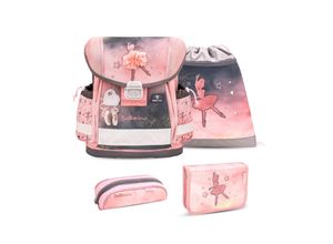 8605036853365 - Rucksack ergonomisches Schulranzen-Set 4-Teile Ballerina mit Brustgurt 8605036853365 - Rucksack ergonomisches Schulranzen-Set 4-Teile Ballerina mit Brustgurt