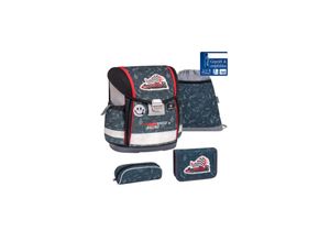 8605036853549 - Rucksack Schulranzen Set 4 tlg Red Dots Ranzen