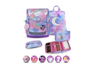 8605036863067 - Rucksack Compact Plus Premium Schulranzen Set 5-teile Moonlight Tasche