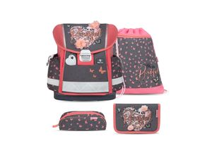 8605036865580 - Rucksack Classy ergonomisches Schulranzen-Set 4-Teile Bloomy Blossom