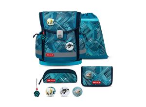 8605036866242 - Rucksack Classy Plus ergonomisches Schulranzen-Set 5-teilig Ice Blue