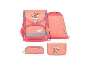 8605036866365 - Rucksack Compact ergonomisches Schulranzen-Set 4-teilig Cute Doe