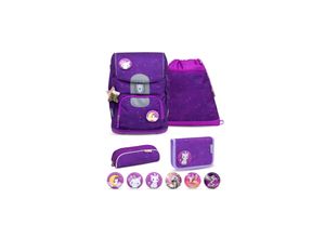 8605036866945 - Rucksack Motion ergonomisches Schulranzen Set 5-teilig Purple Sky