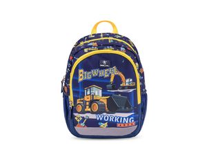 8605036882839 - Kiddy Plus Kindergartenrucksack Big Wheel 3-6 Jährige Kinder Rucksack