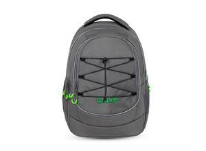 8605036883492 - Rucksack Boost Tasche Schulrucksack Lime Grey Ranzen