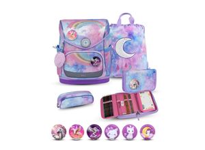 8605036884857 - Rucksack Compact Plus Premium Schulranzen Set 5-teile Moonlight Tasche