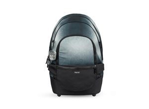 8605036885489 - Rucksack 2-IN-1 Schultasche & Gürteltasche 2-teilig Ranzen Black Grey