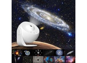 8658358614053 - Nachtlicht Diaprojektor 360°-Drehung led Galaxy Projektor Planetarium Sternenhimmel Projektor