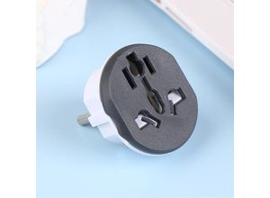 8663484381441 - Sjqka - Universal au us uk zu eu Stecker Konverter Reiseadapter Home Steckdose Wand Umwandlung Steckdose 16A 250V (Schwarz)