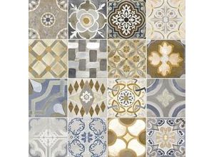 8680506146772 - Bodenfliese Feinsteinzeug Retro Medina 60 x 60 cm bunt