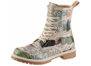 8680544143931 - Große Größen Schnürboots »Happy Camping« creme Gr41