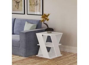 8680812154898 - Decortie - Cyclo Moderner Couchtisch Weiß Mehrzweck h 55cm - White 8680812154898 - Decortie - Cyclo Moderner Couchtisch Weiß Mehrzweck h 55cm - White