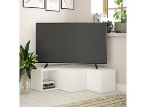 8680812185021 - Decortie - Compact Tv-Schrank - Weiß - Weiß