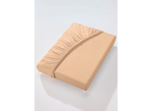 8680876465145 - Betttuch WÄSCHEPUR WITT-PBK-Bettlaken-temporär Gr B 180-200 cm 1 St beige (sand) Betttücher