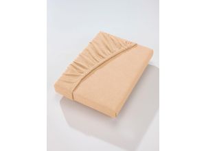 8680876469105 - Spannbettlaken WÄSCHEPUR WITT-PBK-Bettlaken-temporär Gr B L 90-100 cm x 190-200 cm 1 St 2 Stück beige Spannbettlaken Bettlaken