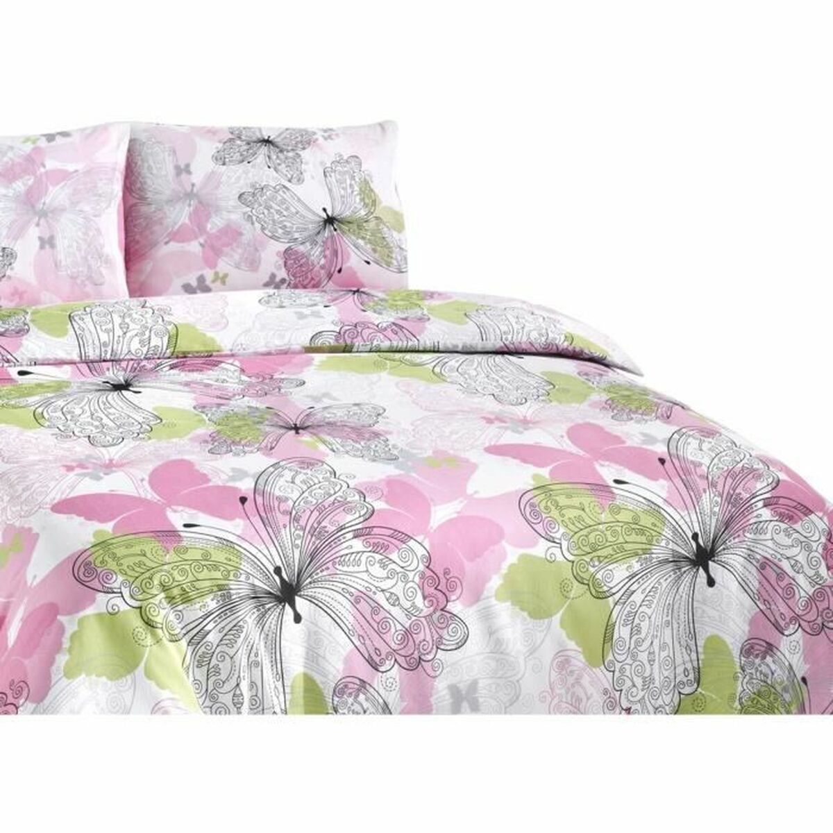 8681181376270 - Duvet cover set Pink Super king 3 Pieces