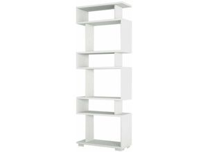 8681181613276 - Calicosy - Regal 6 Tabletten H165 cm - blok - Weiß