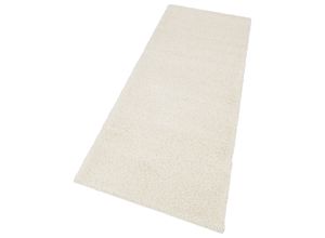 8681604004322 - Hochflor-Läufer MY HOME Bodrum Teppiche Gr B L 90 cm x 250 cm 30 mm 1 St beige (natur) Hochflor-Läufer Teppichläufer weicher Flor einfarbiger Läufer