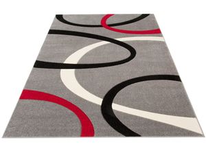 8681604019777 - Teppich MY HOME Bill Teppiche Gr B L 280 cm x 390 cm 10 mm 1 St grau Esszimmerteppiche mit handgearbeitetem Konturenschnitt Kurzflor elegant 3D-Design 8681604019777 - Teppich MY HOME Bill Teppiche Gr B L 280 cm x 390 cm 10 mm 1 St grau Esszimmerteppiche mit handgearbeitetem Konturenschnitt Kurzflor elegant 3D-Design