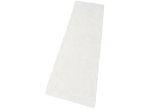 8681604026324 - Hochflor-Läufer MY HOME Mikro Soft Super Teppiche Gr B L 67 cm x 230 cm 50 mm 1 St weiß Hochflor-Läufer Mikrofaser extra flauschig Läufer Brücke einfarbig weich