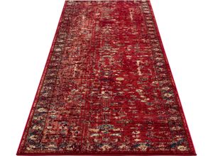 8681604041433 - Läufer HOME AFFAIRE Clovis Teppiche Gr B L 90 cm x 250 cm 11 mm 1 St rot Küchenläufer Teppich im Orient-Design mit Bordüre Vintage