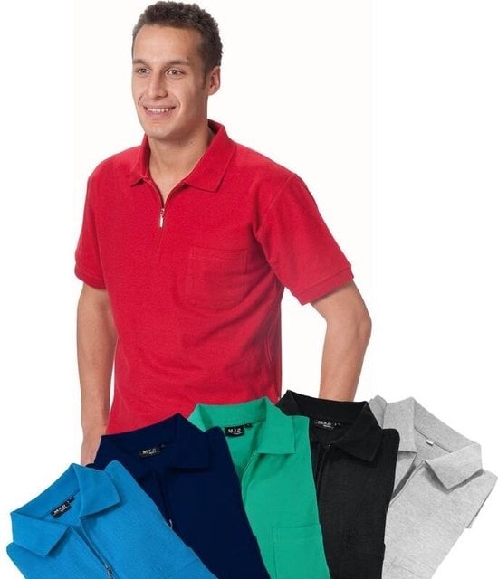 8681749508792 - Westfalia Poloshirt Herren mit Reißverschluss schwarz Größe XL