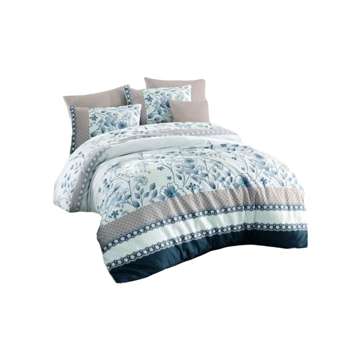 8681875081015 - Duvet cover set Blue Super king 3 Pieces 8681875081015 - Duvet cover set Blue Super king 3 Pieces