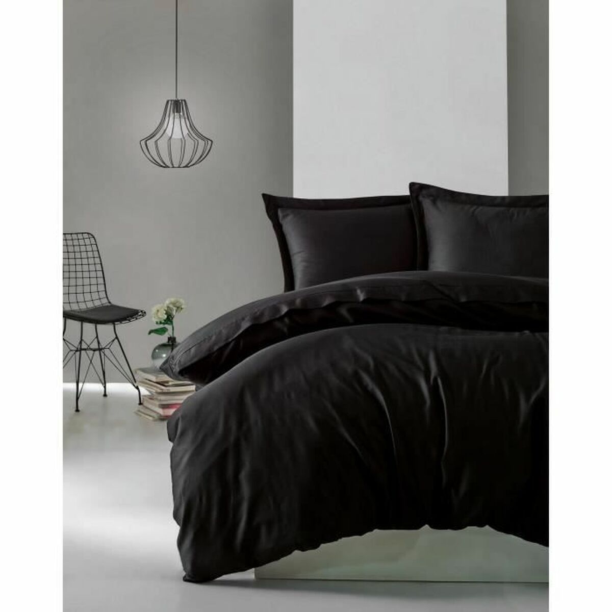 8681875218435 - Duvet cover set Black 220 x 240 cm 8681875218435 - Duvet cover set Black 220 x 240 cm