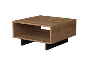 8681875277388 - Calicosy - Niedriger Tisch mit 1 Regal L60 cm - Hola - Holz