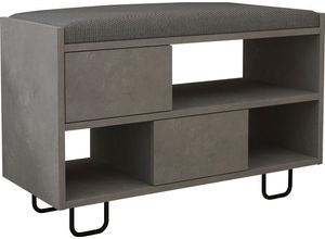 8681875884562 - Schuhschrank SKYE DECOR Troy Schränke Gr B H T 835 cm x 535 cm x 355 cm grau (retro grau) Schuhschränke