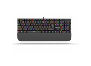 8681949014864 - IKG-443 Gaming Tastatur mechanische Metalltastatur 18 led Modus rgb Beleuchtung Schwarz - Inca