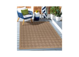 8682455386933 - In & Outdoor Teppich Wetterfest Läufer Beige - Balkon Teppich Wasserfest