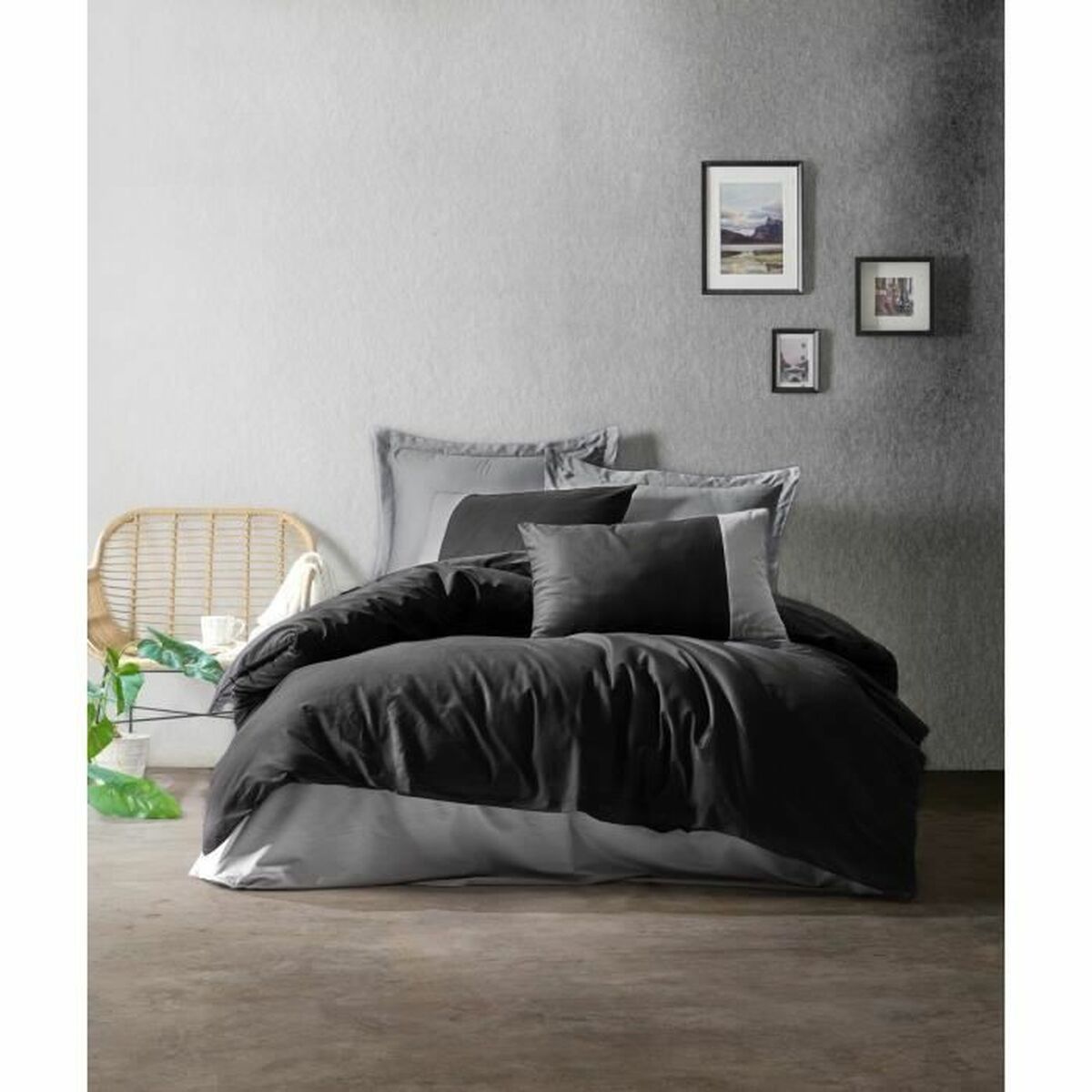 8682870018990 - Duvet cover set Grey 220 x 240 cm 8682870018990 - Duvet cover set Grey 220 x 240 cm