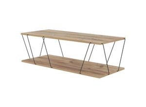 8682870080652 - Decortie - Couchtisch - Naturfarben & Schwarz - delory