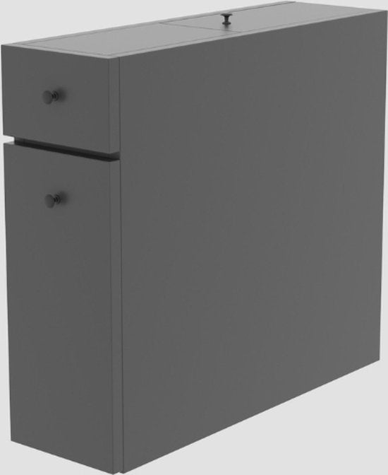 8682870101401 - Asir Badezimmerschrank - Anthrazit - 20 x 55 x 60 cm 8682870101401 - Asir Badezimmerschrank - Anthrazit - 20 x 55 x 60 cm