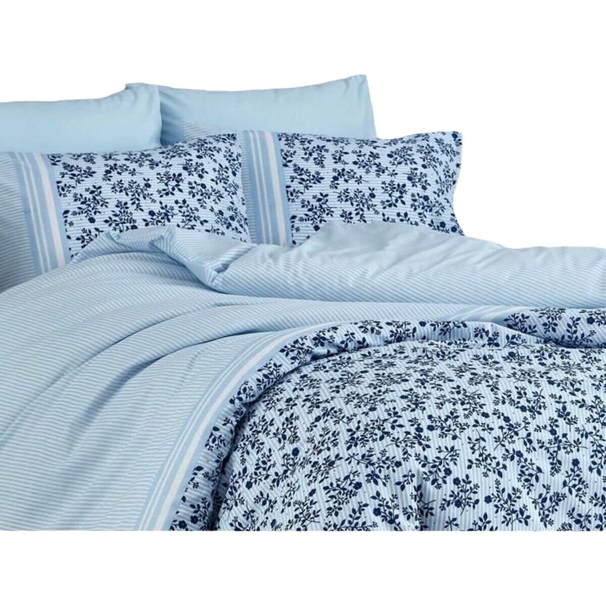 8683342463379 - Duvet cover set Blue Super king 3 Pieces 8683342463379 - Duvet cover set Blue Super king 3 Pieces