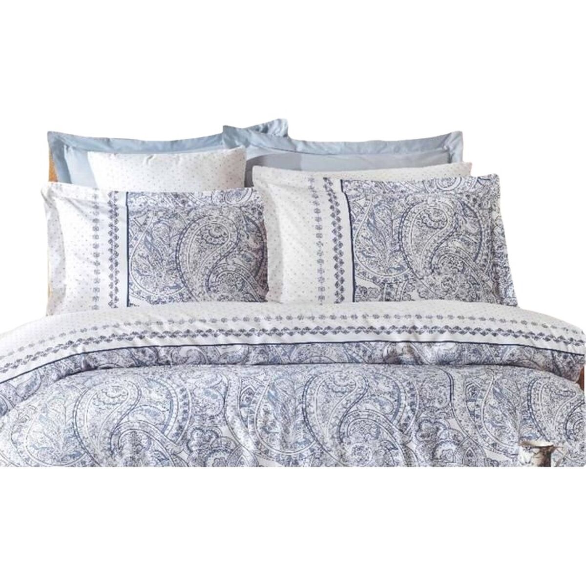 8683342464154 - Duvet cover set Blue Super king 3 Pieces