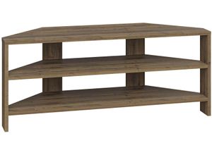 8683628012314 - TV-Schrank DECORTIE Thales TV Schrank eiche dunkel effekt B110cm H45cm T36cm Spanplatte Schränke Einfache Montage Naturfreundlich Platzsparend