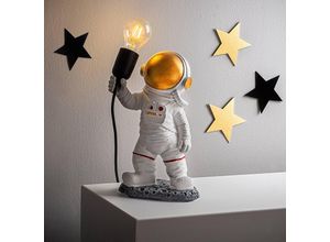 8683742935193 - Tischleuchte Astronaut-1 weiß Polyester Höhe 32 cm