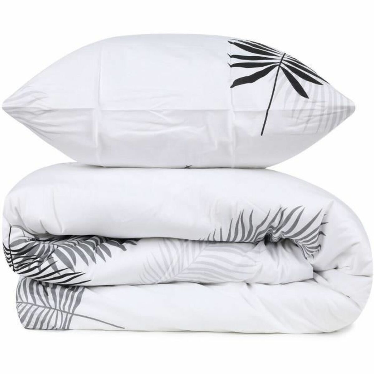 8683743677702 - Duvet cover set Grey Super king 3 Pieces