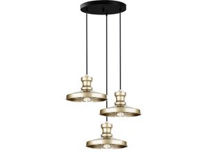 8684279000972 - Squid Lighting - Hisar Pendelleuchte Gold Metall E27 IP20 42x22x109cm