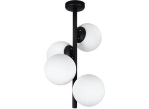 8684279003126 - Squid Lighting - Owl Pendelleuchte Schwarz MetallGlas E27 IP20 32x15x53cm