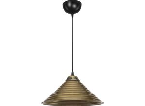 8684279010490 - Squid Lighting - Sava Pendelleuchte Gold Metall E27 IP40 28x28x48cm