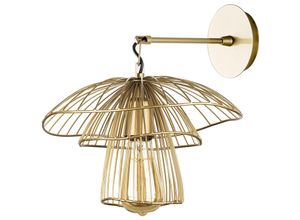 8684279010735 - Squid Lighting - Root Wandleuchte Gold Metall E27 IP20 33x33x36cm