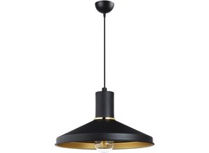 8684279010971 - Squid Lighting - Retro Pendelleuchte Schwarz Metall E27 IP20 32x32x19cm