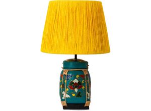 8684279033376 - Squid Lighting - Nimbus Bambus Tischleuchte Grün Bambus E27 IP40 40x40x65cm