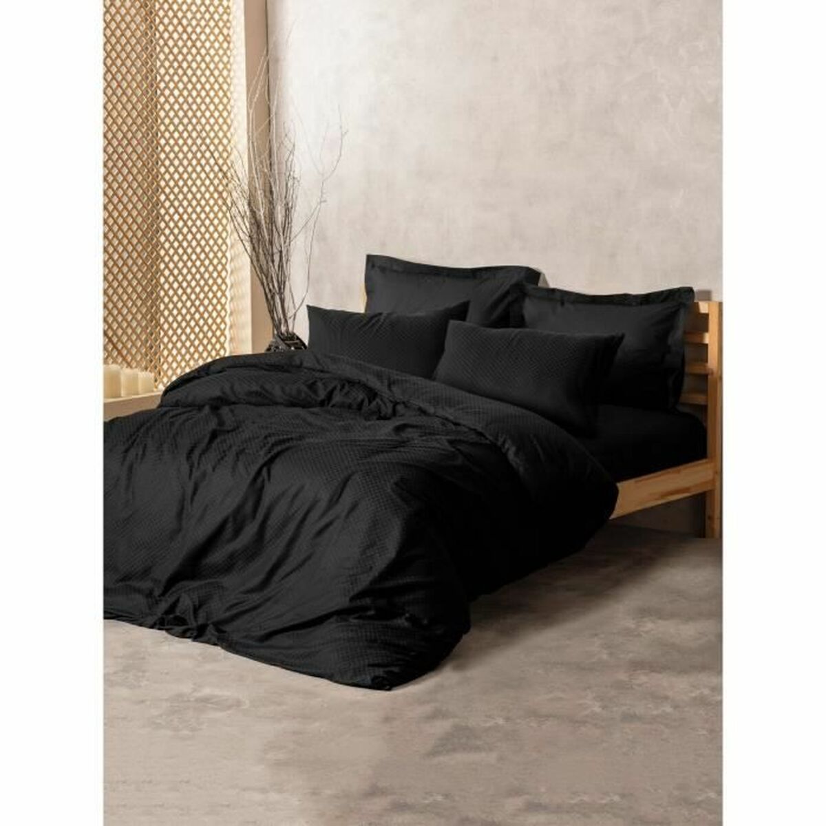 8684282420804 - Duvet cover set Black 220 x 240 cm 8684282420804 - Duvet cover set Black 220 x 240 cm